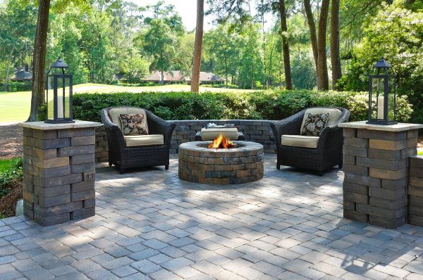 Fire Pit Installation in New Braunfels