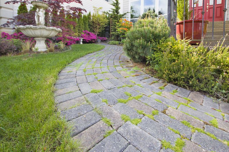 Landscaped Paver Walkway