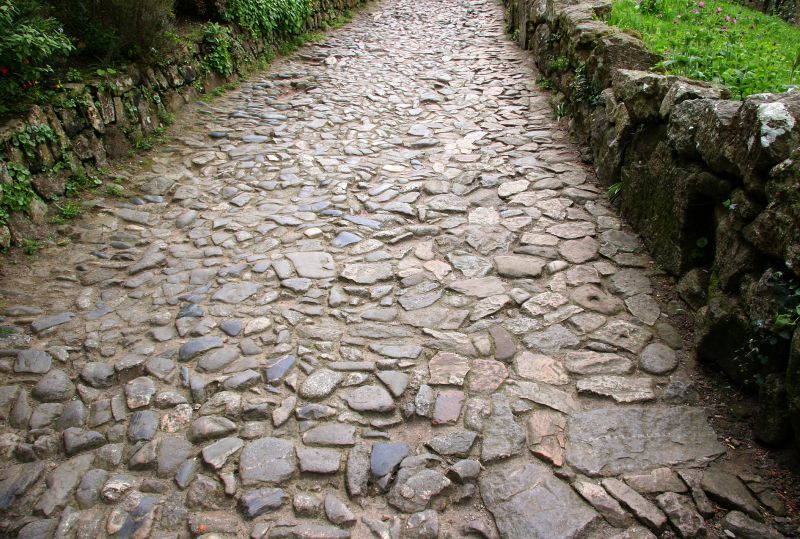 Stone Pathway Construction